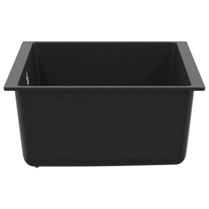 Chiuvetă Negru 530 x 460 mm 80% Quartz și 20% Rășină - WALTI WALTI