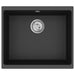 Chiuvetă Negru 530 x 460 mm 80% Quartz și 20% Rășină - WALTI WALTI