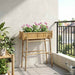 Ghiveci pentru Grădină cu Suport natural 100 x 38 x 114 cm - WALTI WALTI