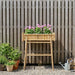 Ghiveci pentru Grădină cu Suport natural 100 x 38 x 114 cm - WALTI WALTI