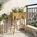 Ghiveci pentru Grădină cu Suport natural 50 x 38 x 74 cm Bambus - WALTI WALTI