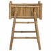 Ghiveci pentru Grădină cu Suport natural 50 x 38 x 74 cm Bambus - WALTI WALTI
