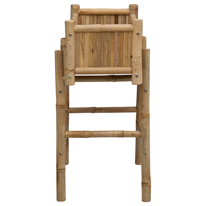 Ghiveci pentru Grădină cu Suport natural 50 x 38 x 74 cm Bambus - WALTI WALTI