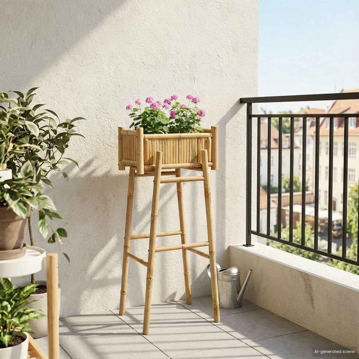 Ghiveci pentru Grădină cu Suport natural 50 x 38 x 114 cm - WALTI WALTI
