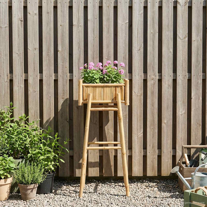 Ghiveci pentru Grădină cu Suport natural 50 x 38 x 114 cm - WALTI WALTI