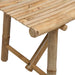Bancă de grădină natural 110 x 45 x 50 cm Bambus - WALTI WALTI