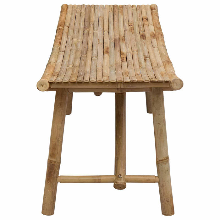 Bancă de grădină natural 110 x 45 x 50 cm Bambus - WALTI WALTI