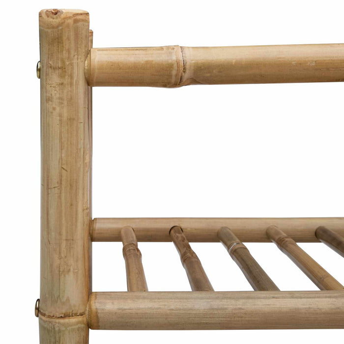 Raft pentru încălțăminte cu raft natural 68 x 28 x 30 cm Bambus - WALTI WALTI