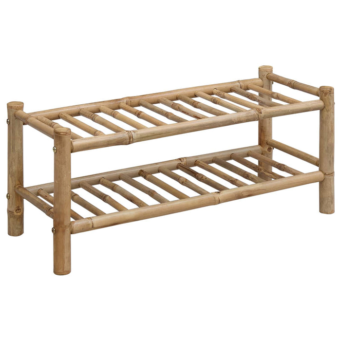 Raft pentru încălțăminte cu raft natural 68 x 28 x 30 cm Bambus - WALTI WALTI