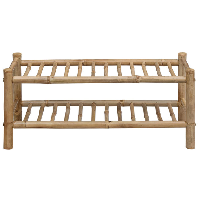 Raft pentru încălțăminte cu raft natural 68 x 28 x 30 cm Bambus - WALTI WALTI