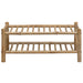 Raft pentru încălțăminte cu raft natural 68 x 28 x 30 cm Bambus - WALTI WALTI