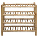 Raft pentru încălțăminte cu raft natural 68 x 28 x 63 cm Bambus - WALTI WALTI