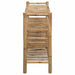 Raft pentru încălțăminte cu raft natural 68 x 28 x 63 cm Bambus - WALTI WALTI