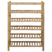 Raft pentru încălțăminte cu raft natural 68 x 28 x 96 cm Bambus - WALTI WALTI