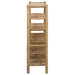 Raft pentru încălțăminte cu raft natural 68 x 28 x 96 cm Bambus - WALTI WALTI