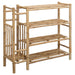 Raft pentru încălțăminte cu raft natural 88 x 27 x 80 cm Bambus - WALTI WALTI