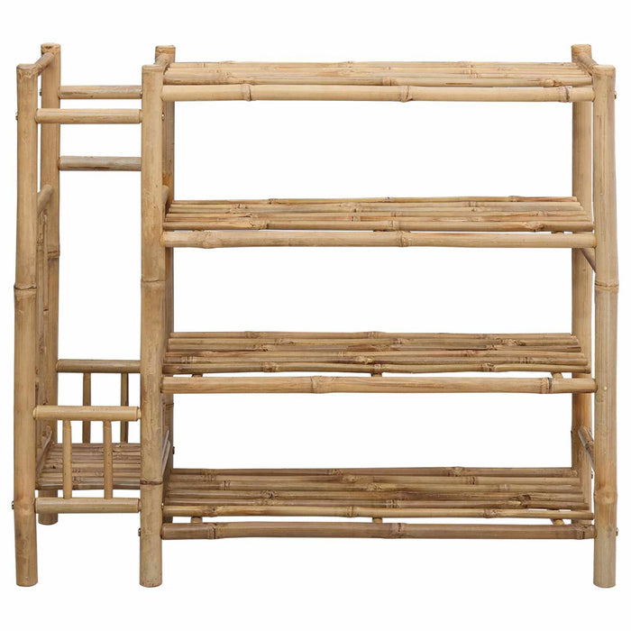 Raft pentru încălțăminte cu raft natural 88 x 27 x 80 cm Bambus - WALTI WALTI