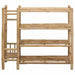 Raft pentru încălțăminte cu raft natural 88 x 27 x 80 cm Bambus - WALTI WALTI