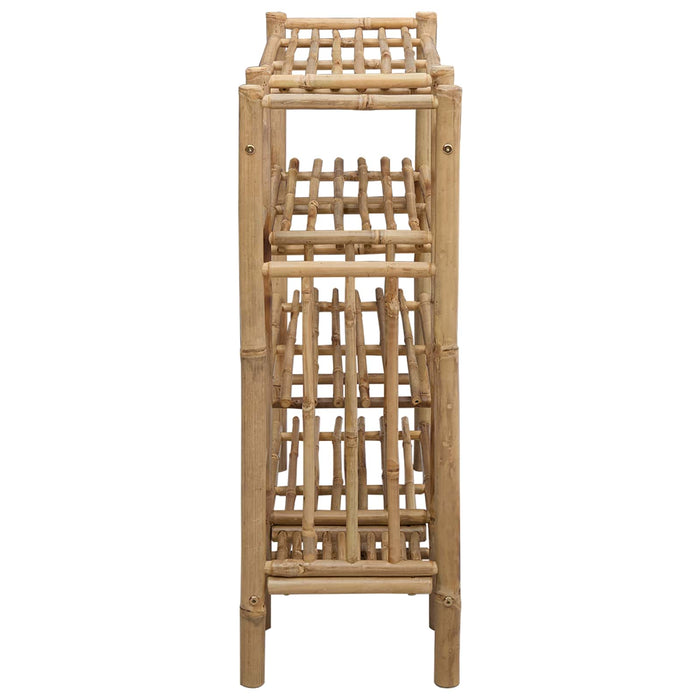Raft pentru încălțăminte cu raft natural 88 x 27 x 80 cm Bambus - WALTI WALTI