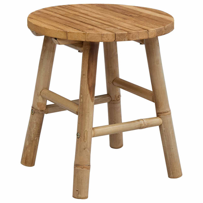 Scaun de grădină natural Ø 38 x 42 cm Bambus - WALTI WALTI