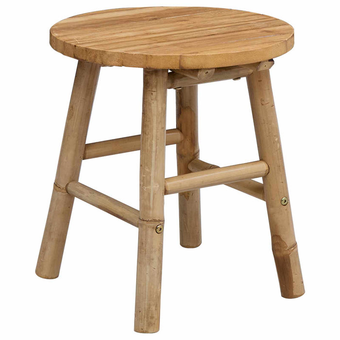 Scaun de grădină natural Ø 38 x 42 cm Bambus - WALTI WALTI