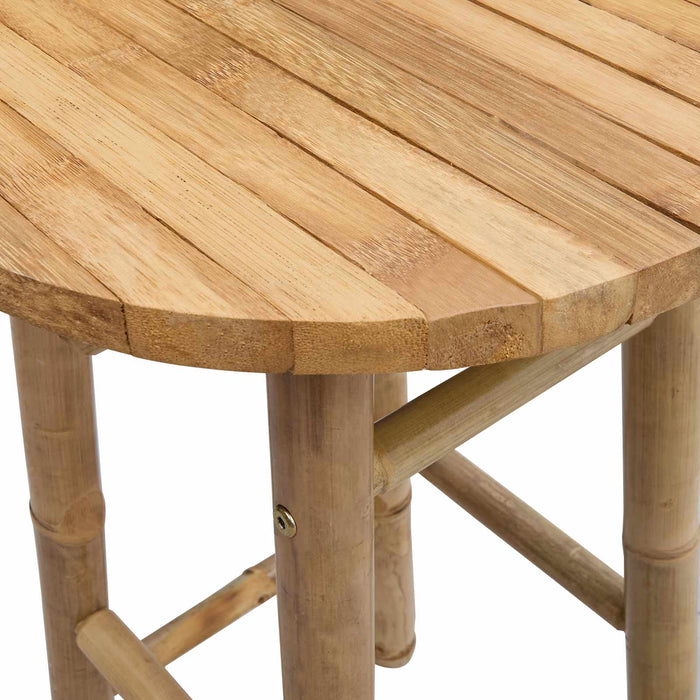 Scaun de grădină natural Ø 38 x 68 cm Bambus - WALTI WALTI