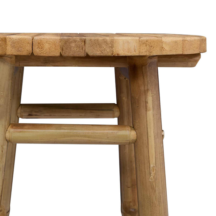 Scaun de grădină natural Ø 38 x 68 cm Bambus - WALTI WALTI