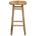 Scaun de grădină natural Ø 38 x 68 cm Bambus - WALTI WALTI