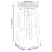 Scaun de grădină natural Ø 38 x 68 cm Bambus - WALTI WALTI