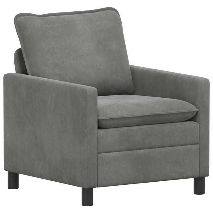 Set de canapea 2 pcs Gri închis Catifea - WALTI WALTI