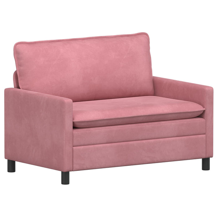 Set de canapea 2 pcs Roz Catifea - WALTI WALTI