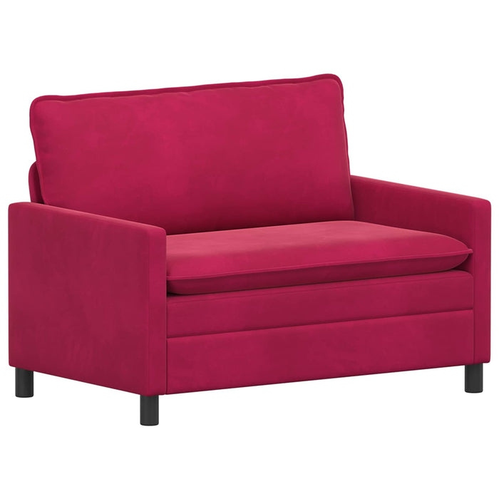 Set de canapea 2 pcs Roșu Vin Catifea - WALTI WALTI