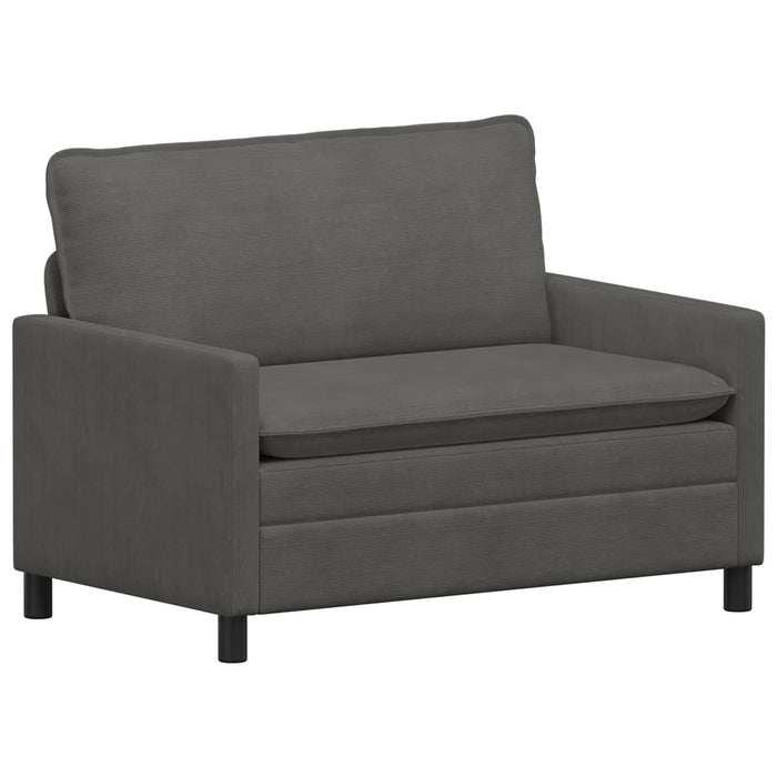 Set de canapea 2 pcs Gri închis Țesătură - WALTI WALTI