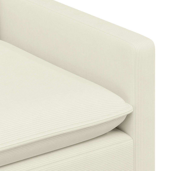Set de canapea 2 pcs Crem Țesătură - WALTI WALTI