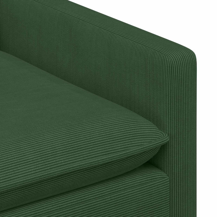 Set de canapea 2 pcs Verde Junglă Țesătură WALTI
