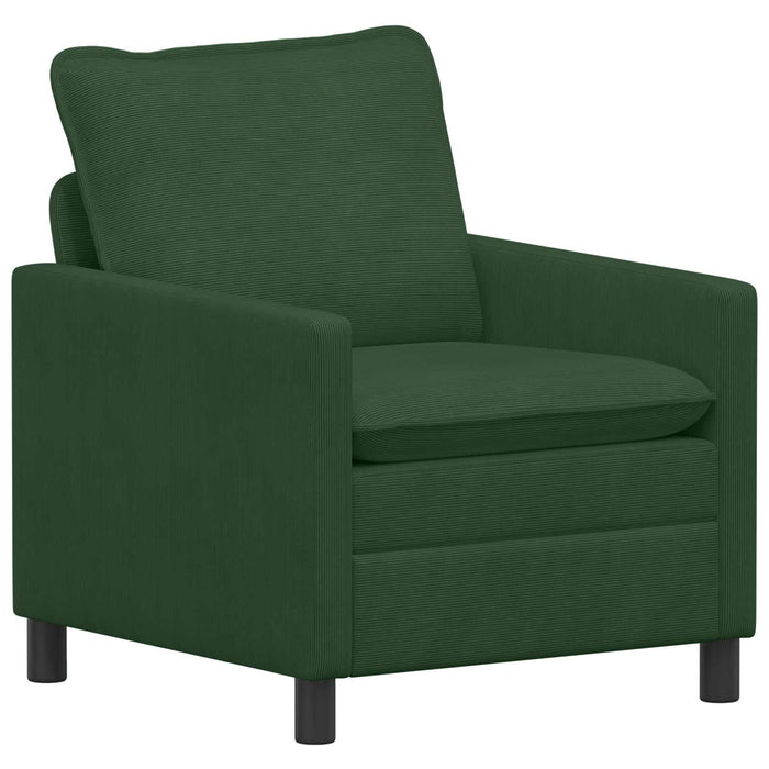 Set de canapea 2 pcs Verde Junglă Țesătură WALTI