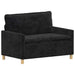 Set de canapea 2 pcs Negru Poliester - WALTI WALTI