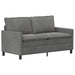 Set de canapea 2 pcs Gri închis Catifea - WALTI WALTI