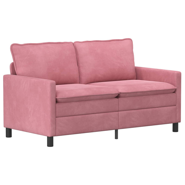 Set de canapea 2 pcs Roz Catifea - WALTI WALTI