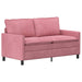 Set de canapea 2 pcs Roz Catifea - WALTI WALTI