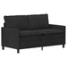 Set de canapea 2 pcs Negru Catifea - WALTI WALTI