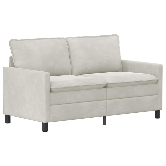 Set de canapea 2 pcs Crem Catifea - WALTI WALTI