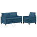 Set de canapea 2 pcs albastru Catifea - WALTI WALTI