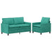 Set de canapea 2 pcs Turcoaz Catifea - WALTI WALTI