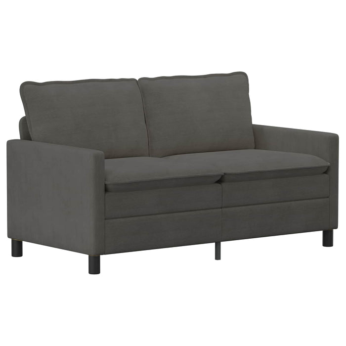 Set de canapea 2 pcs Gri închis Țesătură - WALTI WALTI