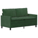 Set de canapea 2 pcs Verde Junglă Țesătură - WALTI WALTI