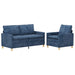 Set de canapea 2 pcs albastru Poliester - WALTI WALTI