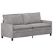 Set de canapea 2 pcs Gri deschis Catifea - WALTI WALTI