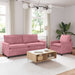Set de canapea 2 pcs Roz Catifea - WALTI WALTI