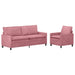 Set de canapea 2 pcs Roz Catifea - WALTI WALTI